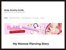 Tablet Screenshot of body-jewelry-guide.com